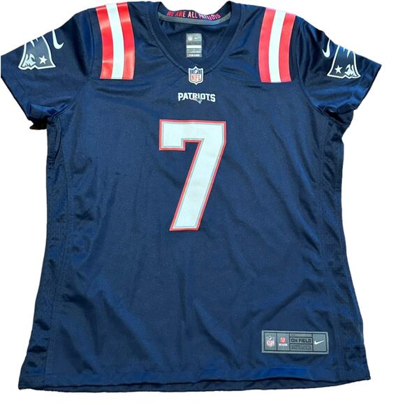 NFL New England Patriots Youth XL Navy On Field Fit Jersey #7 Smith-Schuster - Picture 1 of 7